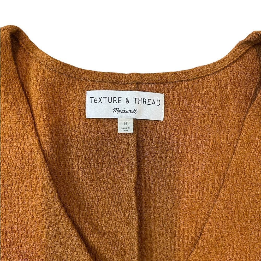 Madewell Texture & Thread Short-Sleeve Side-Tie Dress - Picture 14 of 15
